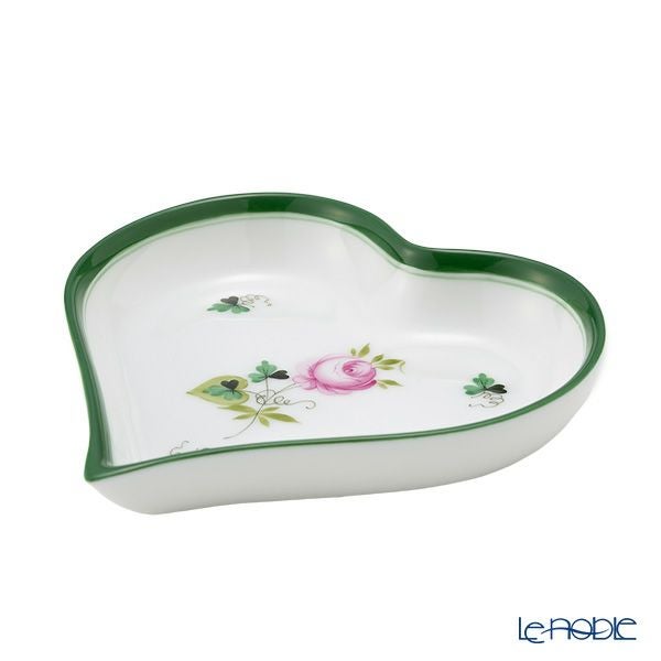 ヘレンド ウィーンのバラ 07703-0-00 ハートトレイ