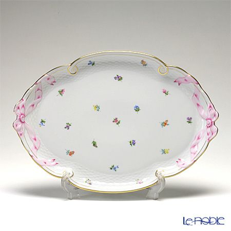Herend ヘレンド ミルフルール パーティートレイ 40.5cm ヘレンド ミル