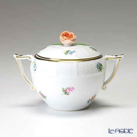 ヘレンド ミルフルール MF 00472-0-09 シュガーポット ローズ 200ml