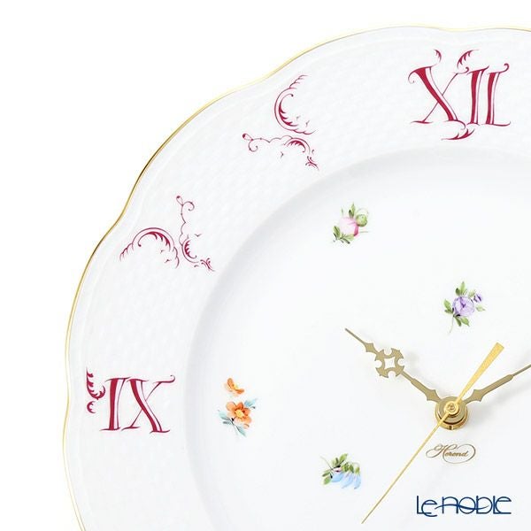 ヘレンド ミルフルール MF 00527-0-47 ウォールクロック 28.5cm
