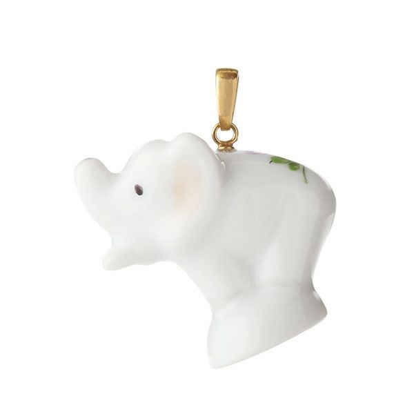 ヘレンド ペンダントトップ MF 05292-0-47 エレファント ミルフルール