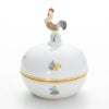 ヘレンド ミルフルール MF 06033-0-16 ラウンドボックス（ニワトリ） 8cm