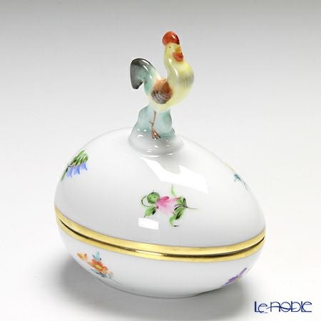 ヘレンド ミルフルール MF 06054-0-16 タマゴボックス 横 ニワトリ 8.5cm