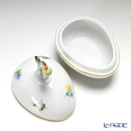 ヘレンド ミルフルール MF 06054-0-16 タマゴボックス 横 ニワトリ 8.5cm