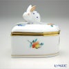 ヘレンド ミルフルール MF 06111-0-25 ハートボックス（ウサギ）