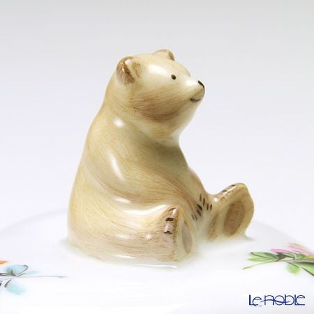 ヘレンド ミルフルール MF 06111-0-71 ハートボックス（クマ）