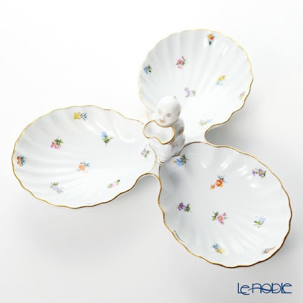 ヘレンド ミルフルール MF 07531-0-21 3 ファンシーディッシュ（マンダリン）