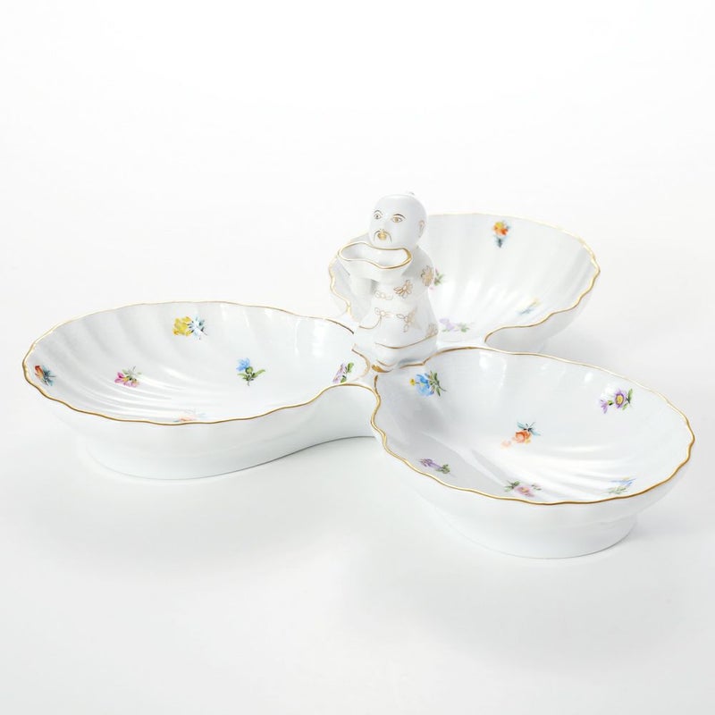 ヘレンド ミルフルール MF 07531-0-21 3 ファンシーディッシュ（マンダリン）