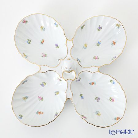 ヘレンド ミルフルール MF 07532-0-21 4 ファンシーディッシュ（マンダリン）