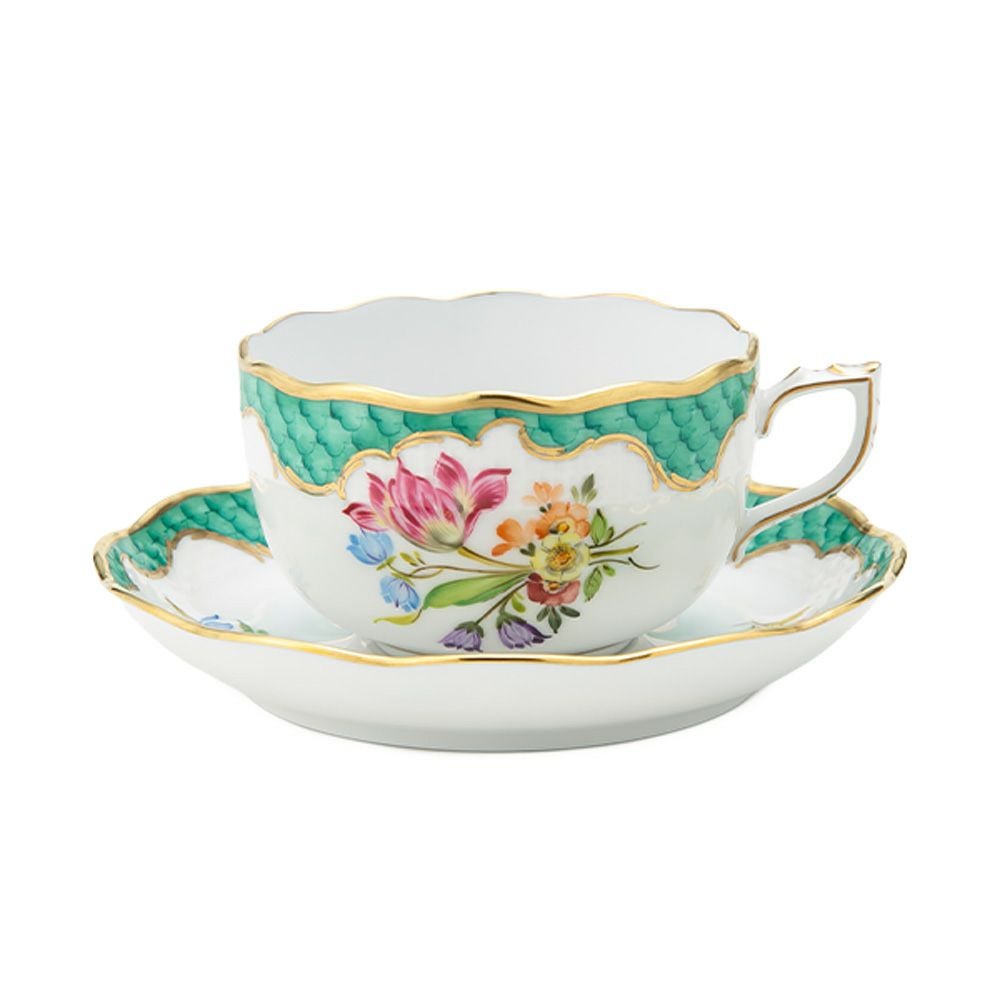 ヘレンド (HEREND) ハイランドフラワー TF 00724-0-00／724 ティーカップ＆ソーサー 200ml