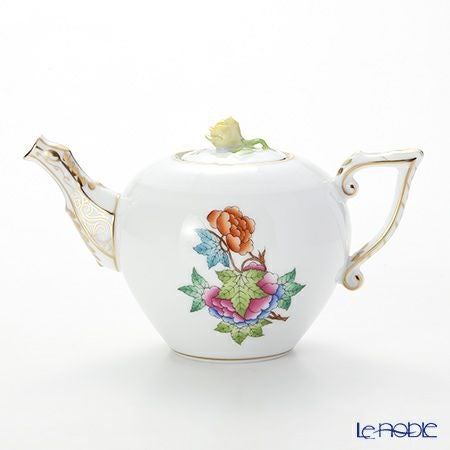 ヘレンド ヴィクトリア・プレーン VA 00608-0-09 ティーポット ローズ 400ml