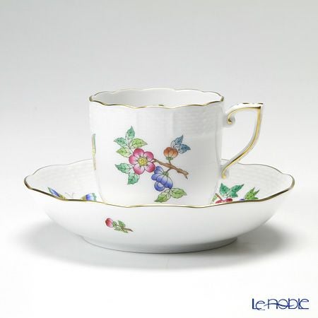 ヘレンド (HEREND) ヴィクトリア・プレーン VA 00707-0-00 モカカップ＆ソーサー 150ml