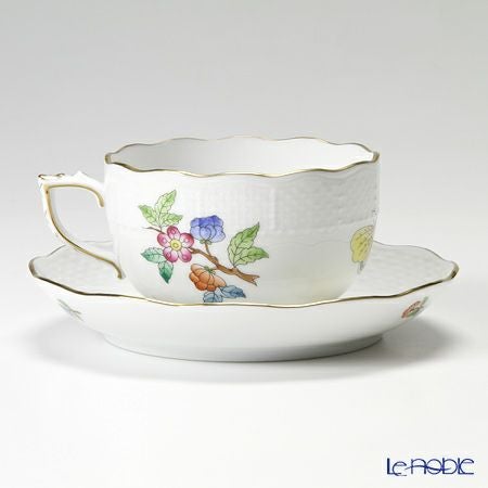 ヘレンド (HEREND) ヴィクトリア・プレーン VA 00724-0-00／724 ティーカップ＆ソーサー 200ml