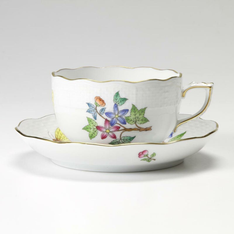 ヘレンド (HEREND) ヴィクトリア・プレーン VA 00724-0-00／724 ティーカップ＆ソーサー 200ml