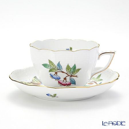 ヘレンド (HEREND) ヴィクトリア・プレーン VA 00730-0-00 ティーカップ＆ソーサー（兼用） 200ml