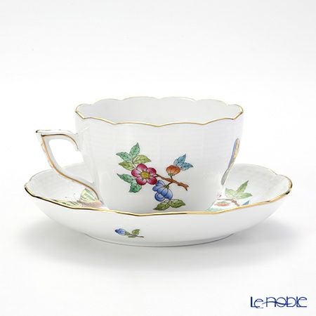 ヘレンド (HEREND) ヴィクトリア・プレーン VA 00730-0-00 ティーカップ＆ソーサー（兼用） 200ml