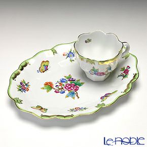 ヘレンド (HEREND) ヴィクトリア・ブーケ 04740-0-00 ブレックファーストセット
