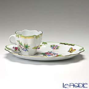 ヘレンド (HEREND) ヴィクトリア・ブーケ 04740-0-00 ブレックファーストセット