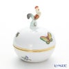 ヘレンド ヴィクトリア・プレーン VA 06033-0-16 ラウンドボックス（ニワトリ） 8cm