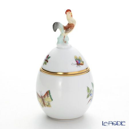 ヘレンド ヴィクトリア・プレーン VA 06043-0-16 タマゴボックス 縦 ニワトリ 10cm