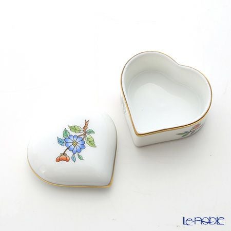 ヘレンド ヴィクトリア・プレーン VA 06112-0-00 ハートボックス 5cm