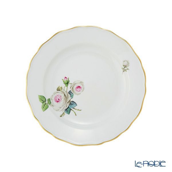 マイセン（Meissen） ホワイトローズ 029510／00472 プレート 20cm
