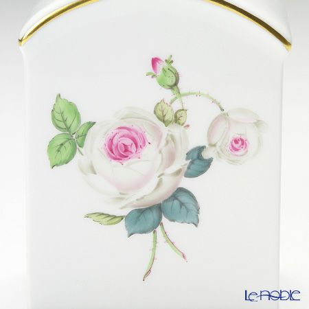 マイセン（Meissen） ホワイトローズ 029510／52861 ティーキャディー 14cm