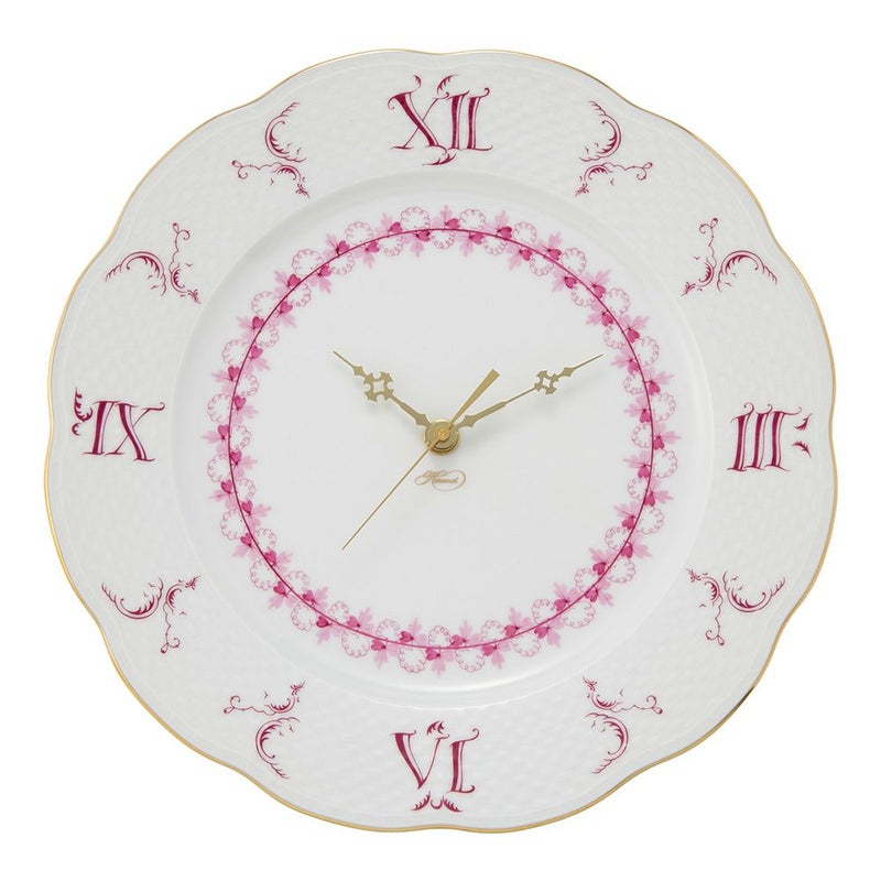 ヘレンド パセリピンク PEP 00527-0-47 ウォールクロック 28.5cm