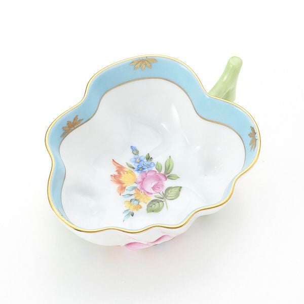 ヘレンド (HEREND) ローズチューリップ ブルー RTFB 02492-0-00 オープンシュガー 10.5cm