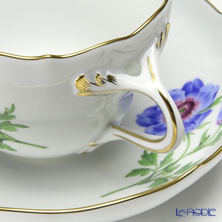 マイセン（Meissen） ベーシックフラワー（一つ花） 030110／00582／01 コーヒーカップ＆ソーサー 200ml Motiv No.1 アネモネ