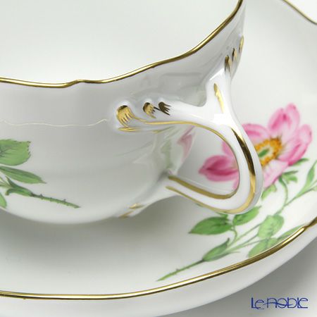 マイセン（Meissen） ベーシックフラワー（一つ花） 030110／00582／13 コーヒーカップ＆ソーサー 200ml Motiv No.13 野バラ