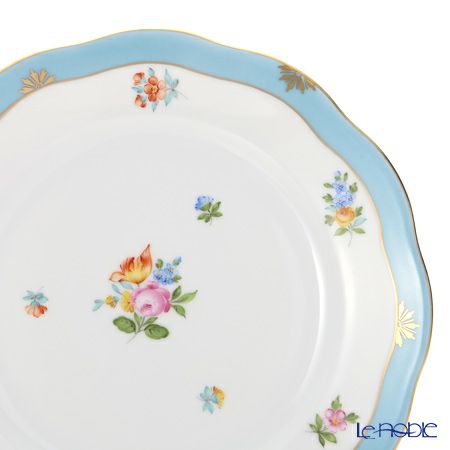 ヘレンド (HEREND) ローズチューリップ ブルー RTFB 20517-0-00 プレート 19cm