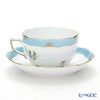 ヘレンド (HEREND) ローズチューリップ ブルー RTFB 20724-0-00 ティーカップ＆ソーサー 200ml
