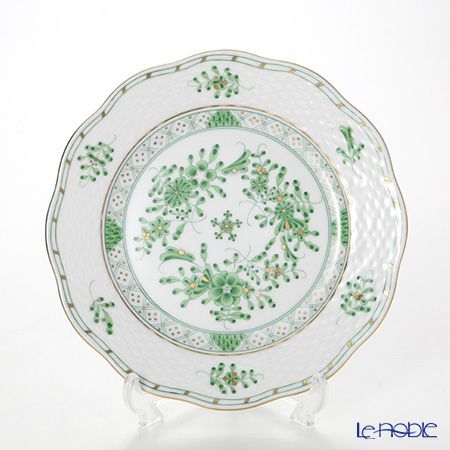 ヘレンド 森の宝物 グリーン WZ 00517-0-00 プレート 19cm