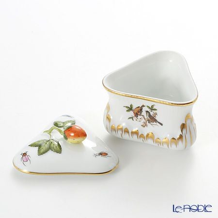 ヘレンド (HEREND) ロスチャイルドバード 06079-0-11 ボンボン入れ トライアングルストロベリー