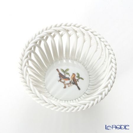 美品　ヘレンド　ロスチャイルドバード ヘレンド (HEREND) ロスチャイルドバード 07373-0-00 バスケット