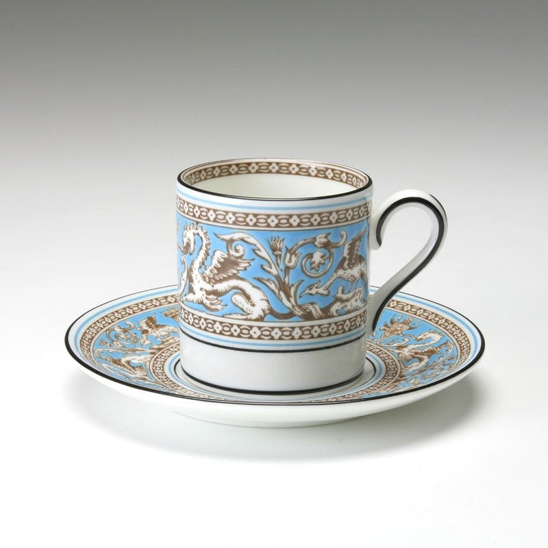 ウェッジウッド（Wedgwood） フロレンティーン ターコイズ コーヒーカップ＆ソーサー（ボンド）100ml