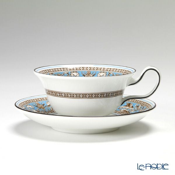 ウェッジウッド（Wedgwood） フロレンティーン ターコイズ ティーカップ＆ソーサー（ピオニー）200ml