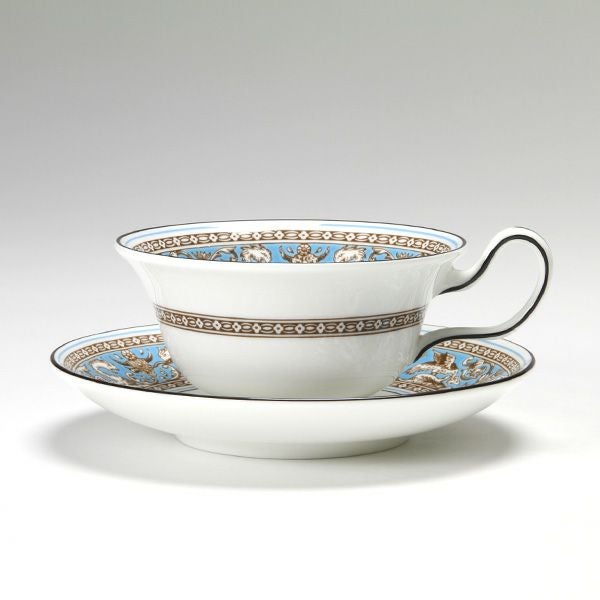 ウェッジウッド（Wedgwood） フロレンティーン ターコイズ ティーカップ＆ソーサー（ピオニー）200ml