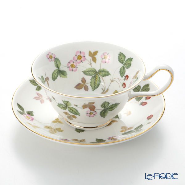 ウェッジウッド（Wedgwood） ワイルドストロベリー ティーカップ＆ソーサー（ピオニー）200ml