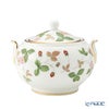 ウェッジウッド（Wedgwood） ワイルドストロベリー シュガーボックス（ティー） L 9cm