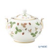 ウェッジウッド（Wedgwood） ワイルドストロベリー シュガーボックス（ティー） L 9cm