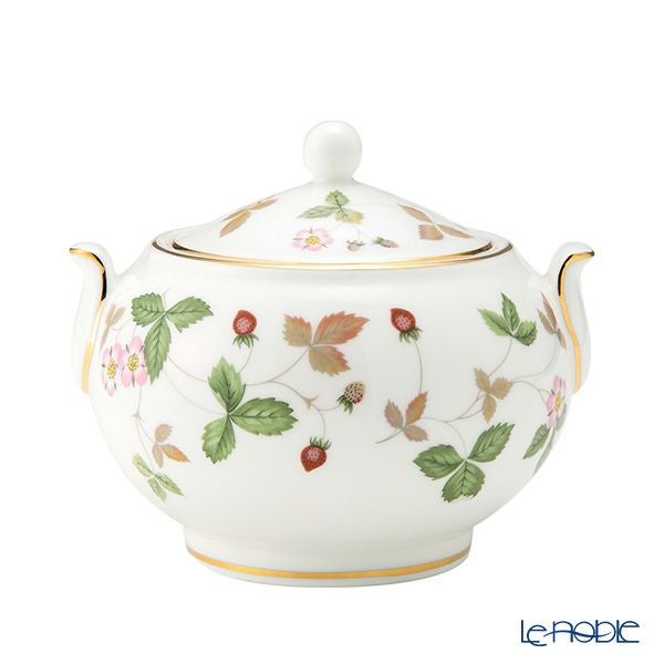 ウェッジウッド（Wedgwood） ワイルドストロベリー シュガーボックス（ティー） L 9cm