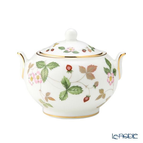 ウェッジウッド（Wedgwood） ワイルドストロベリー シュガーボックス（ティー） S 8cm