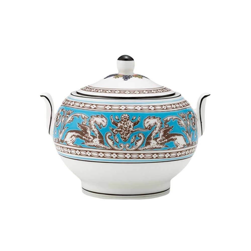 ウェッジウッド（Wedgwood） フロレンティーン ターコイズ シュガーボックス（ティー） S 8cm