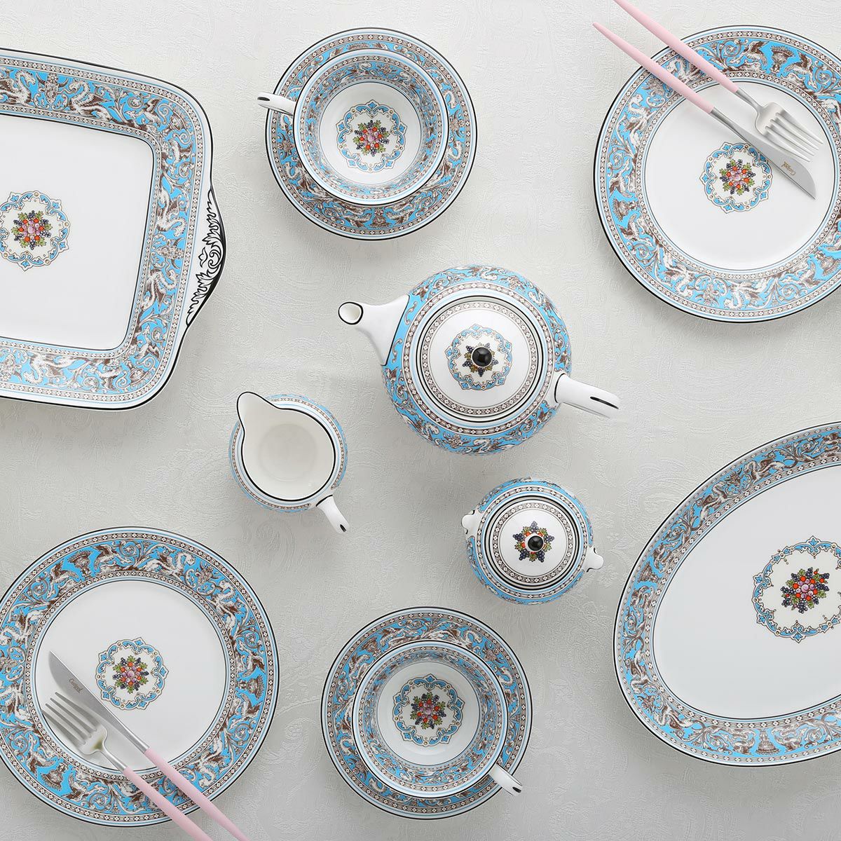 ウェッジウッド（Wedgwood） フロレンティーン ターコイズ クリーマー（ティー） S 150ml