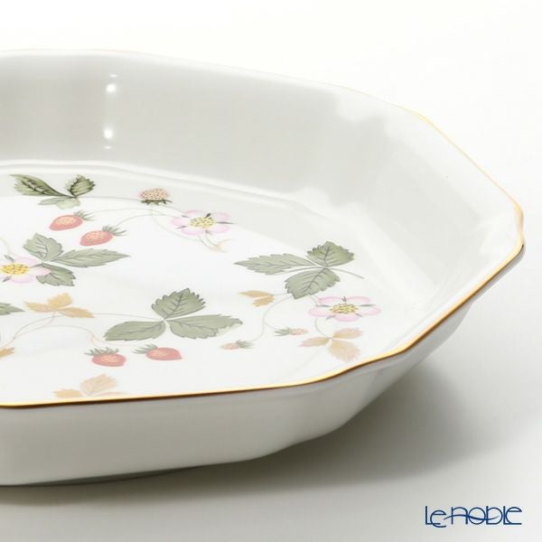 ウェッジウッド（Wedgwood） ワイルドストロベリー オクタゴナルディッシュ L 24cm