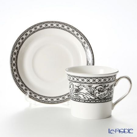 ウェッジウッド（Wedgwood） コントラスト フロレンティーン コーヒーカップ＆ソーサー（デルフィ） 80ml