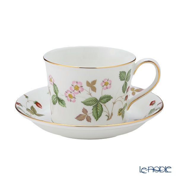 ウェッジウッド（Wedgwood） ワイルドストロベリー ティーカップ＆ソーサー（デルフィ）200ml
