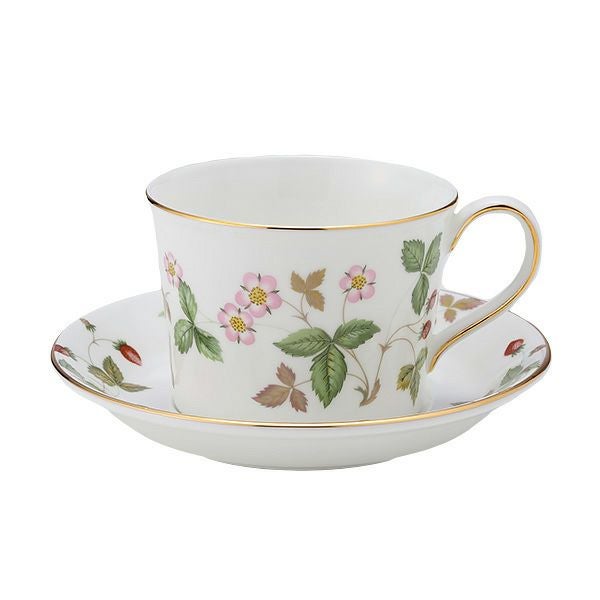 ウェッジウッド（Wedgwood） ワイルドストロベリー ティーカップ＆ソーサー（デルフィ）200ml